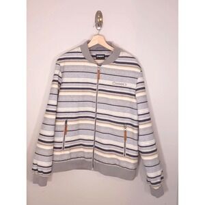 Hooey Striped Full Zip Men's Jacket‎ Size L